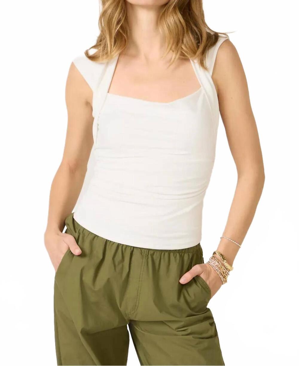 NEW ASTR tamrah top in white